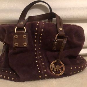 Rare Michael Kors suede purse
